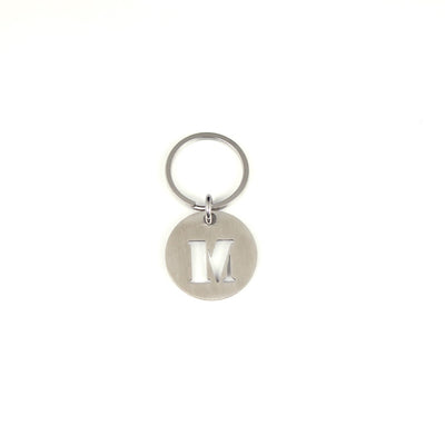 STEINLESS ALPHABET KEYRING 13937 SV (ステンレス製アルファベットキーリング)