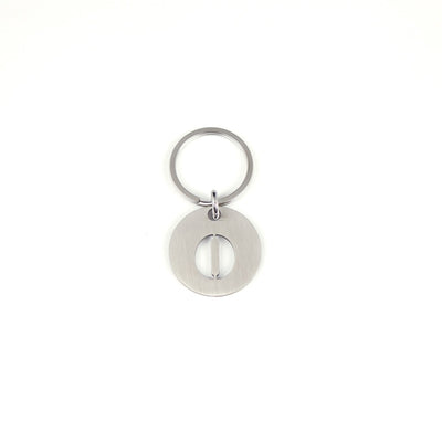 STEINLESS ALPHABET KEYRING 13937 SV (ステンレス製アルファベットキーリング)