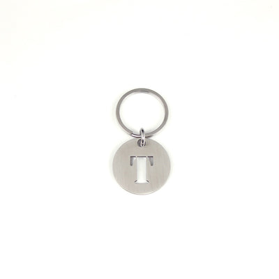 STEINLESS ALPHABET KEYRING 13937 SV (ステンレス製アルファベットキーリング)