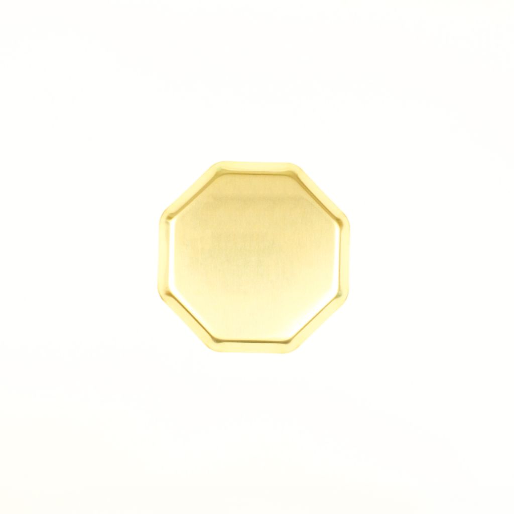 BRASS OCTAGONAL TRAY 13940 GD (真鍮八角トレイ)