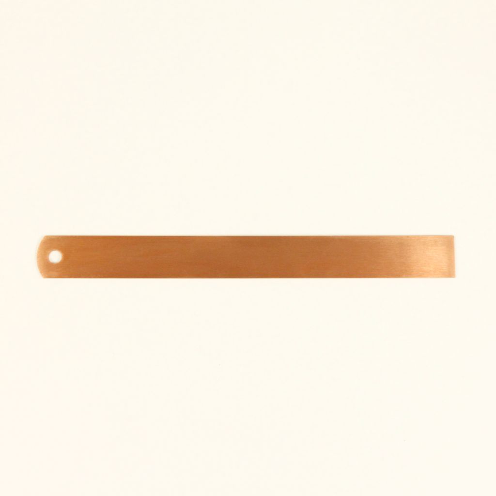 COPPER STRAIGHT RULER(15cm) 13942 (銅製直線定規)