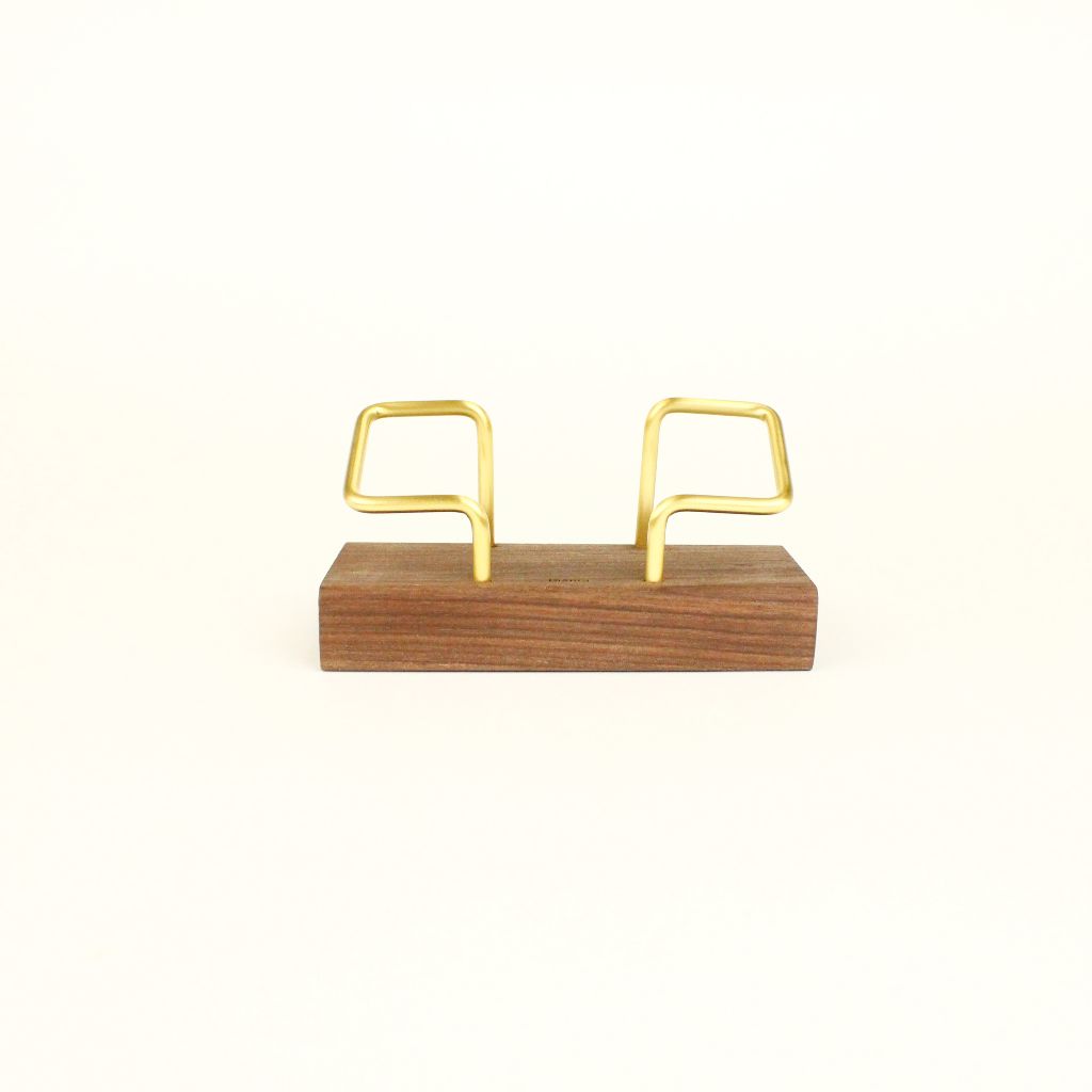 BRASS & WOOD CARD STAND 13946 GD (カードスタンド)