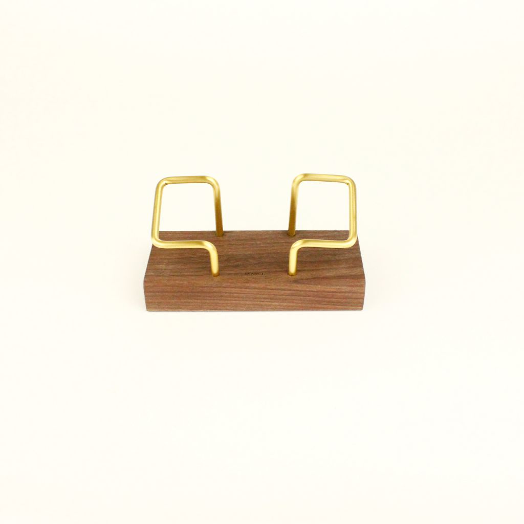 BRASS & WOOD CARD STAND 13946 GD (カードスタンド)
