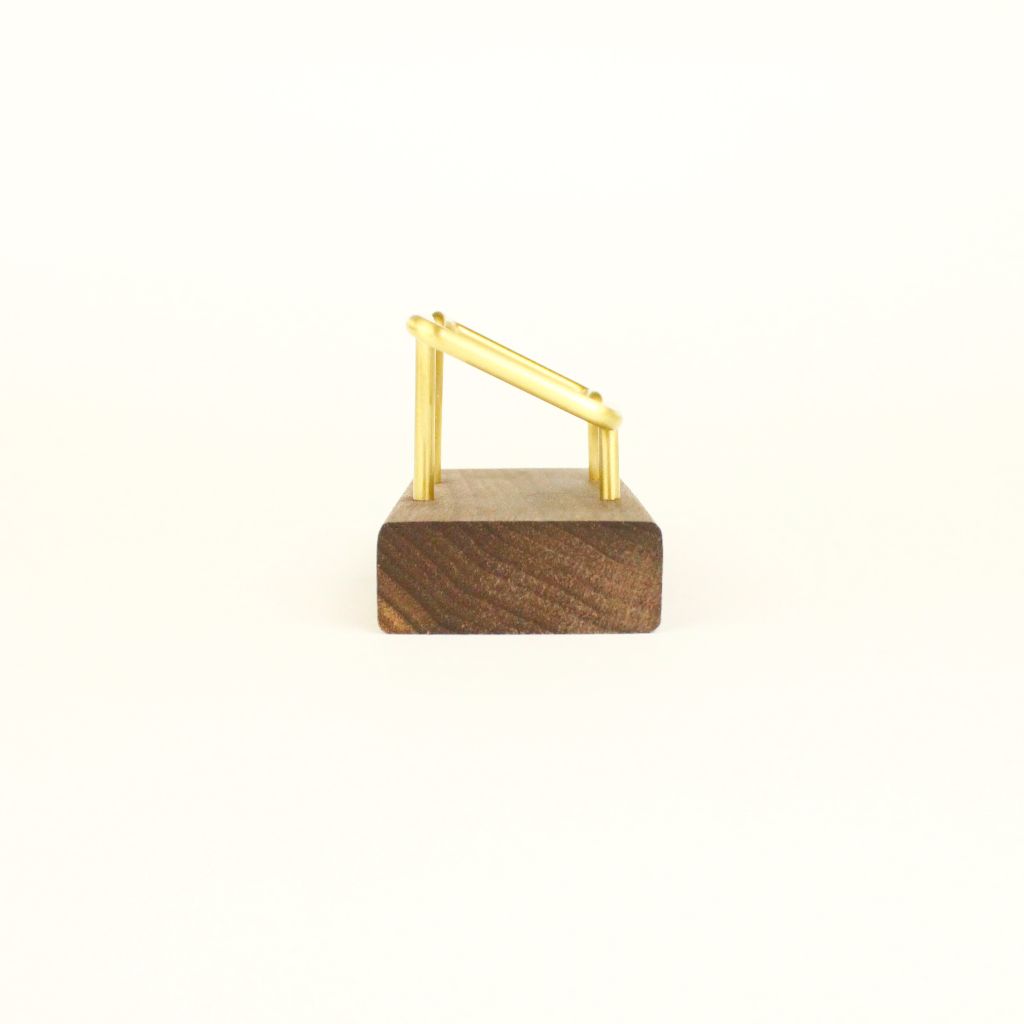 BRASS & WOOD CARD STAND 13946 GD (カードスタンド)