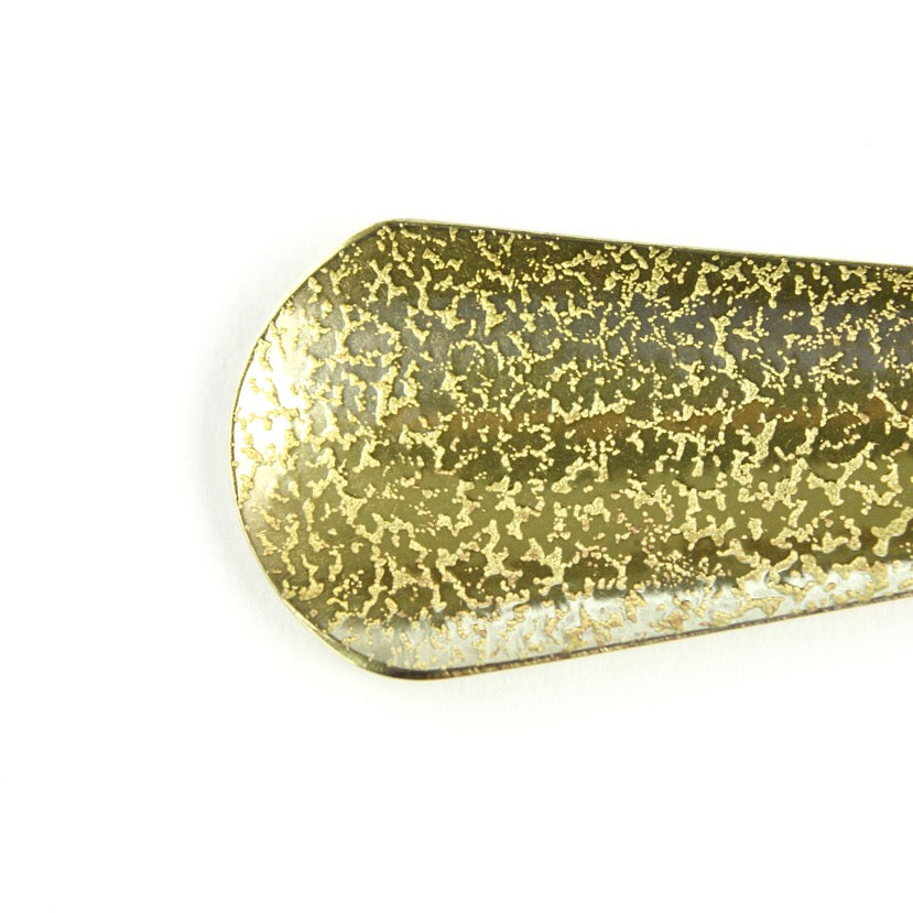BRASS CAMO SHOEHORN(pocketable) 14304 GD (真鍮カモフラージュ柄靴べら)