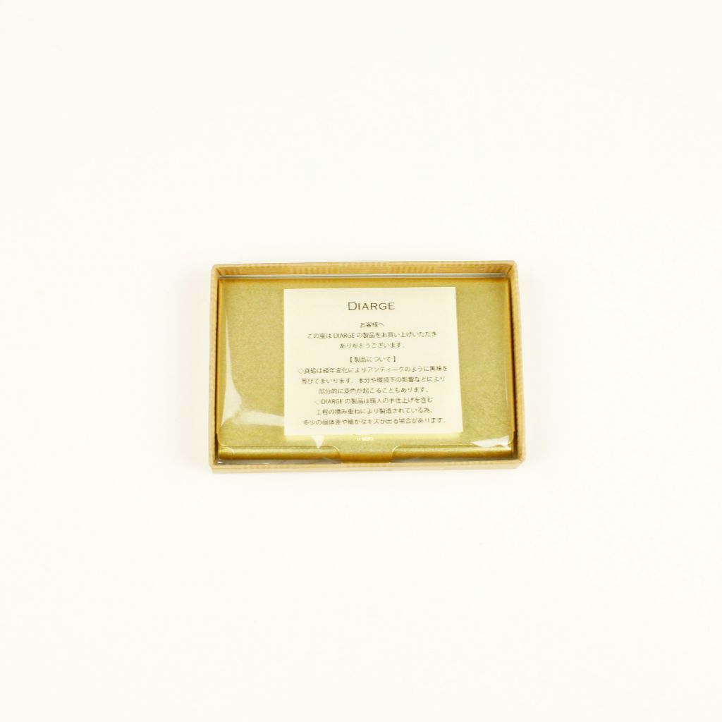 BRASS CARD CASE GD (真鍮カードケース) 13952