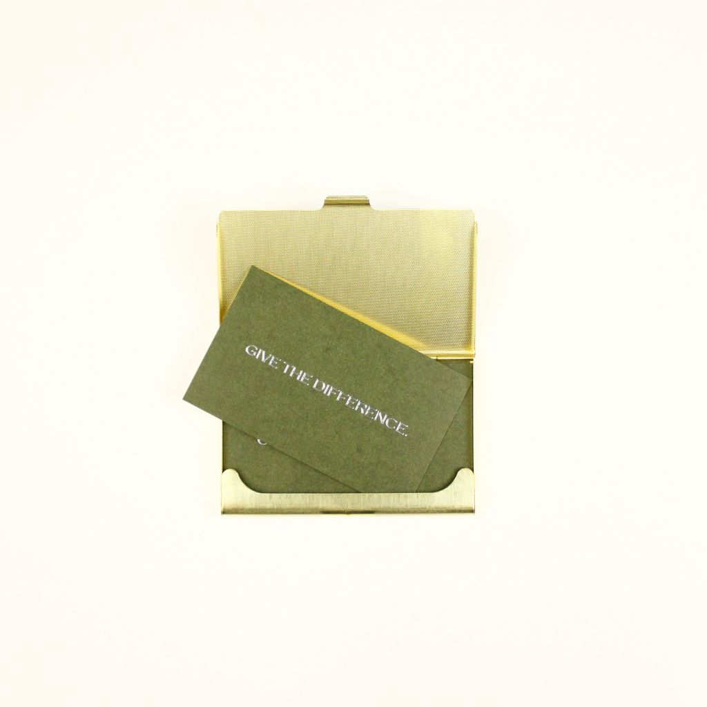 BRASS CARD CASE GD (真鍮カードケース) 13952