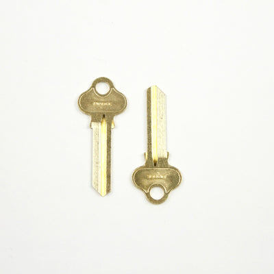 BRASS BLANK KEY 13939 GD(真鍮ブランクキーのペアセット)