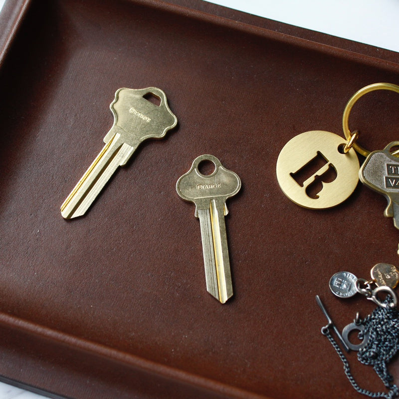 BRASS BLANK KEY 13939 GD(真鍮ブランクキーのペアセット)