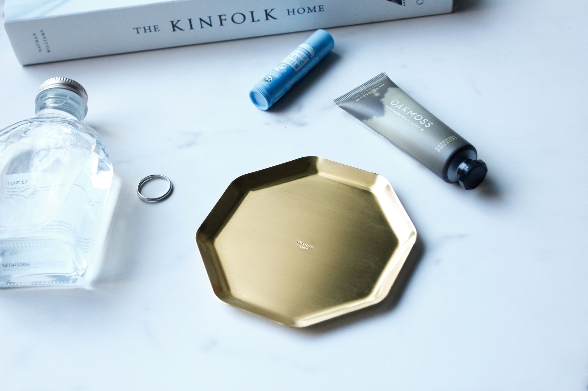 BRASS OCTAGONAL TRAY 13940 GD (真鍮八角トレイ)