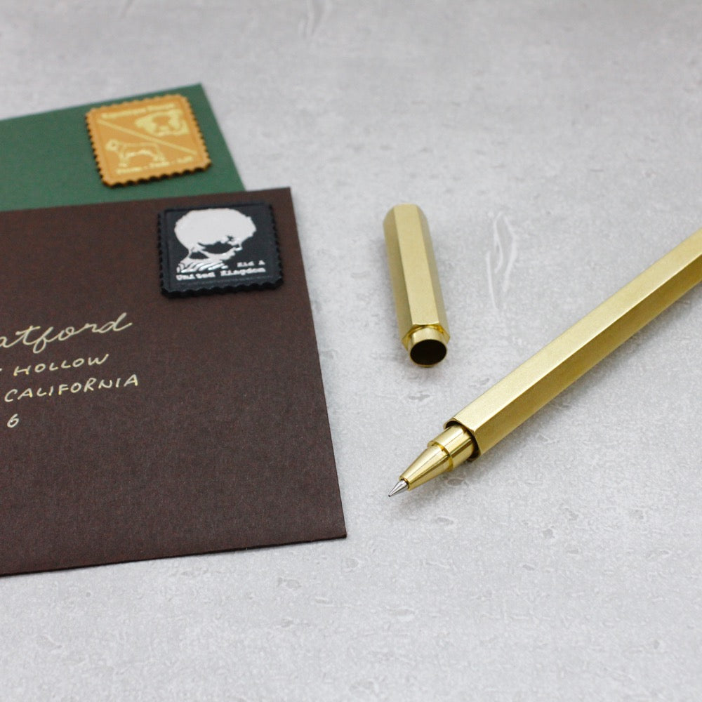 BRASS BALLPOINT PEN 13909 GD (真鍮ボールペン) – DIARGE