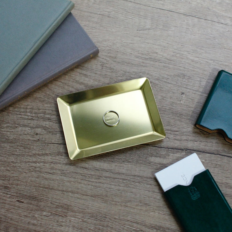 BRASS SQUARE TRAY 13915 GD (真鍮四角トレイ)