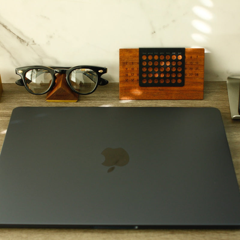 DESKTOP ETERNAL CALENDAR 13908 BLK (卓上万年カレンダー)