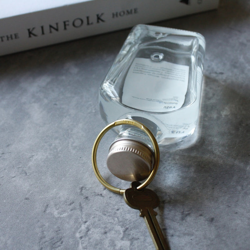 ROUND KEYRING 13329 GD (円形キーリング)