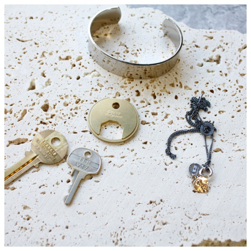 BRASS CIRCLE KEYRING 13324 GD (真鍮サークルキーリング)