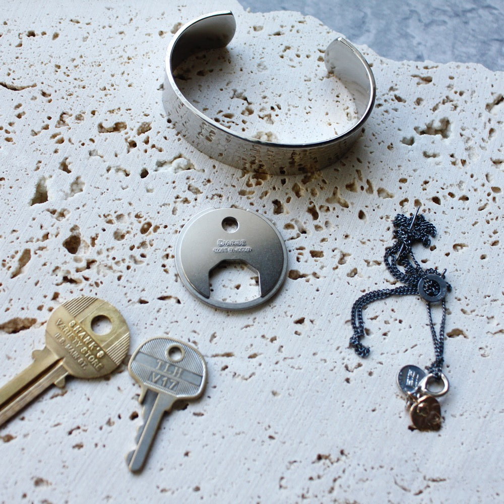 BRASS CIRCLE KEYRING 13324 SV (真鍮サークルキーリング)