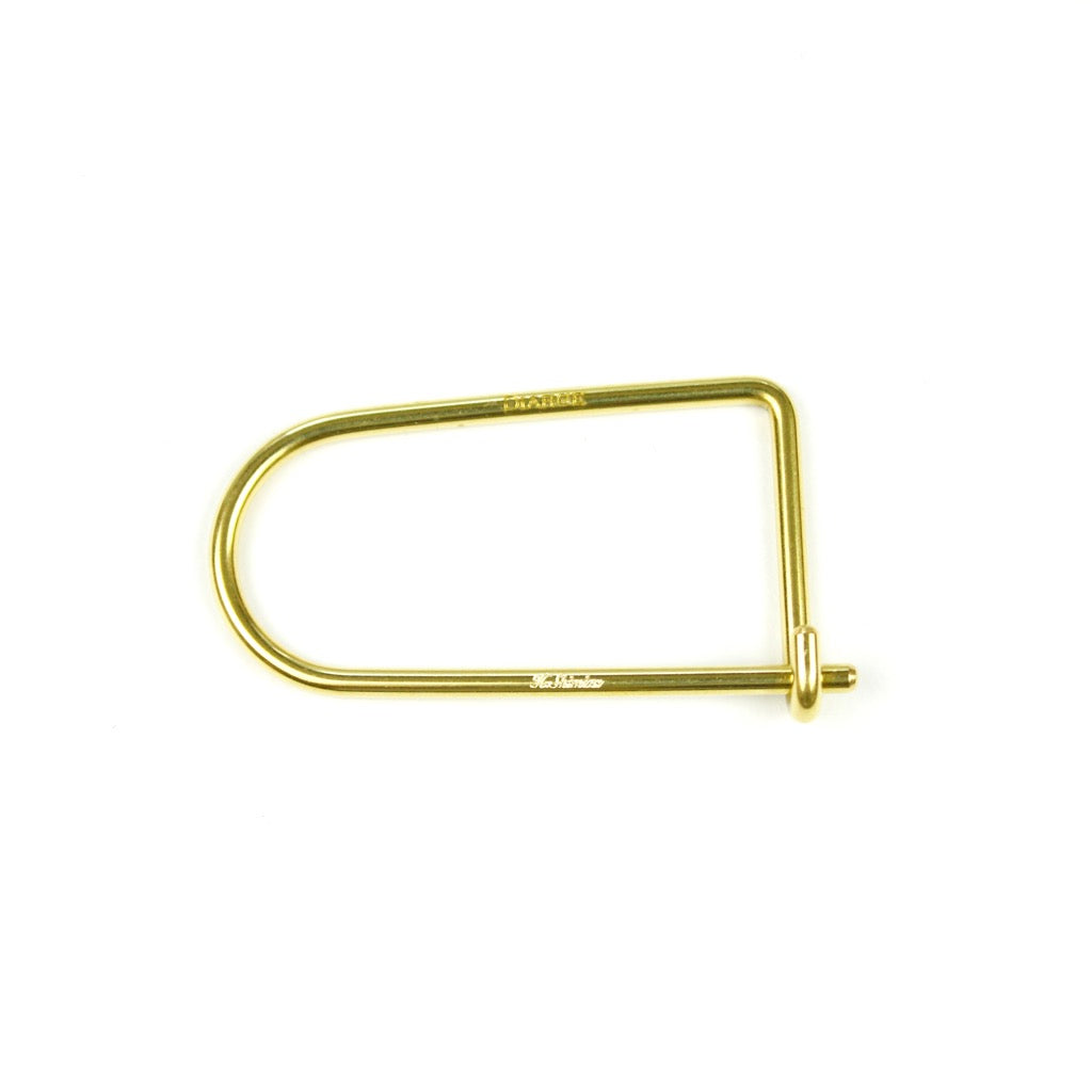 SINGLE LINE KEYRING 13331 GD (真鍮一本線キーリング)