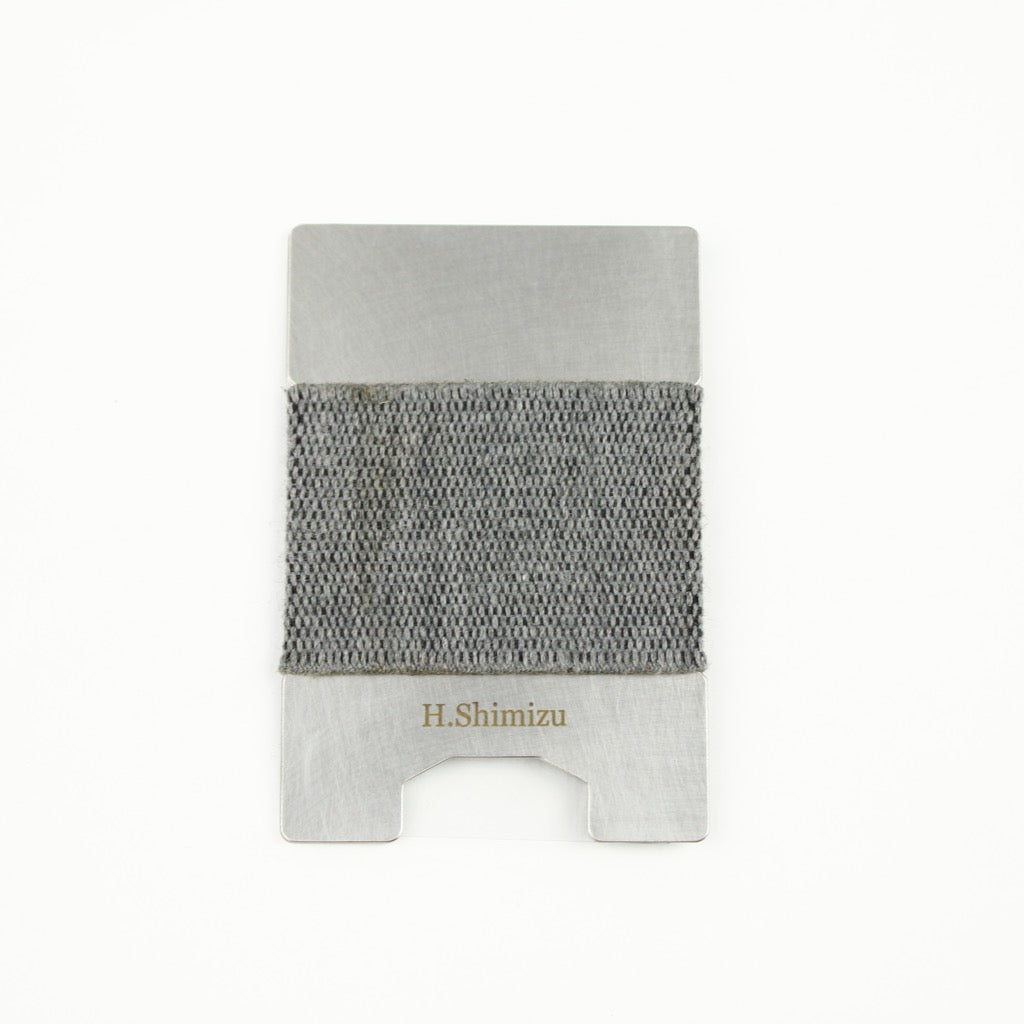 METAL PLATE CARD HOLDER 13323 SV (金属プレートカードホルダー)