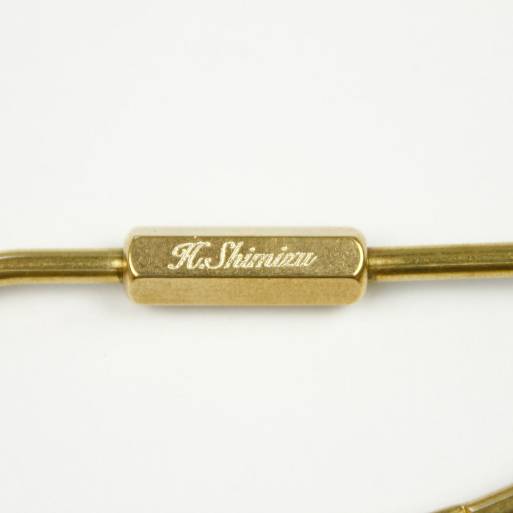DROP KARABINER KEYRING 13328 GD (ドロップ型カラビナキーリング)