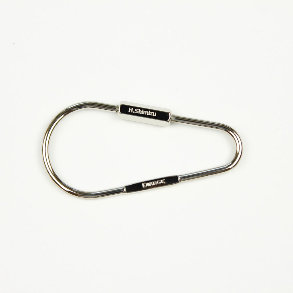 DROP KARABINER KEYRING 13328 SV (ドロップ型カラビナキーリング)