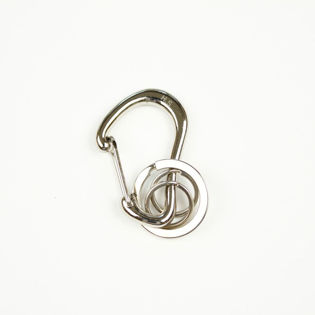 BRASS KARABINER KEYRING 13308SV