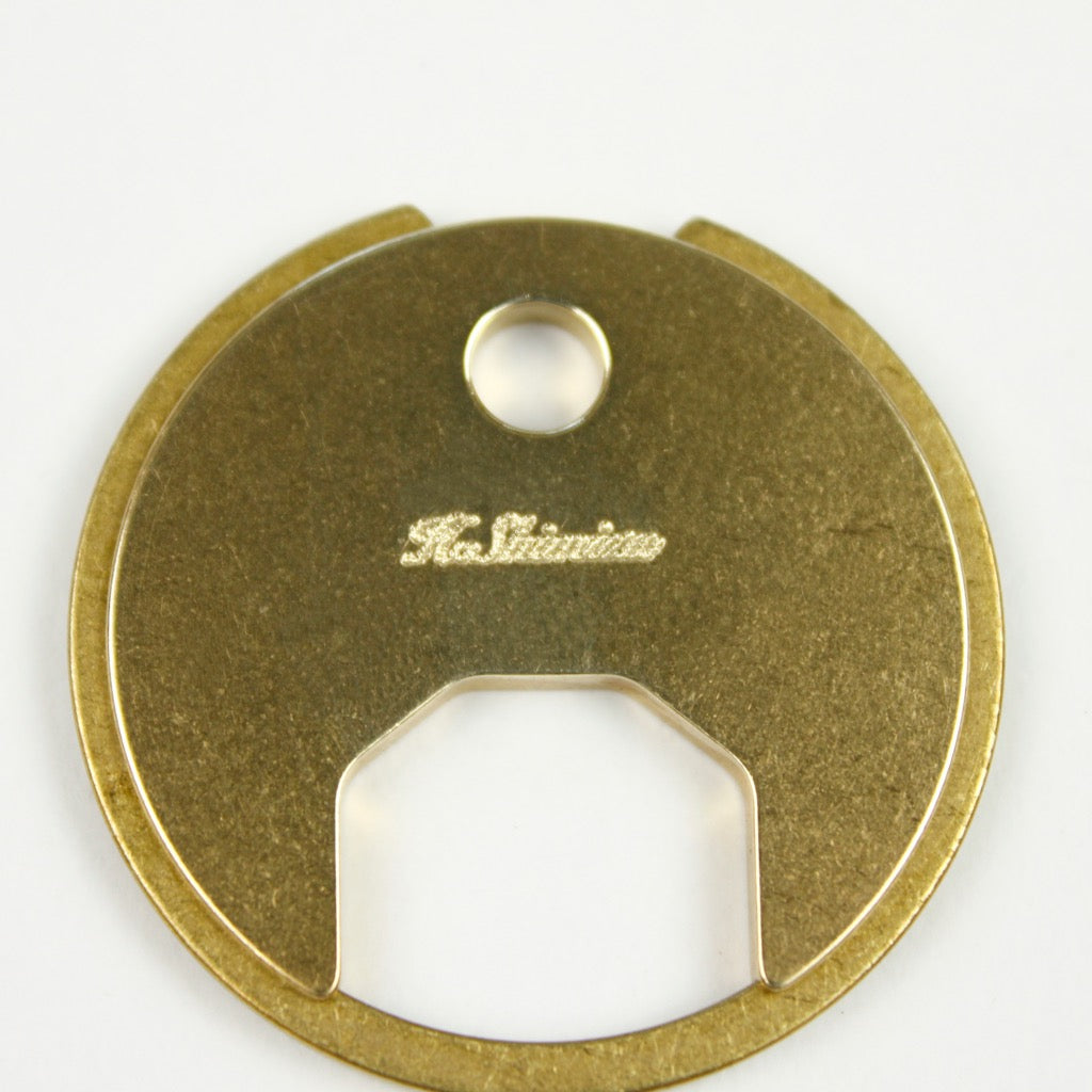 BRASS CIRCLE KEYRING 13324 GD (真鍮サークルキーリング)
