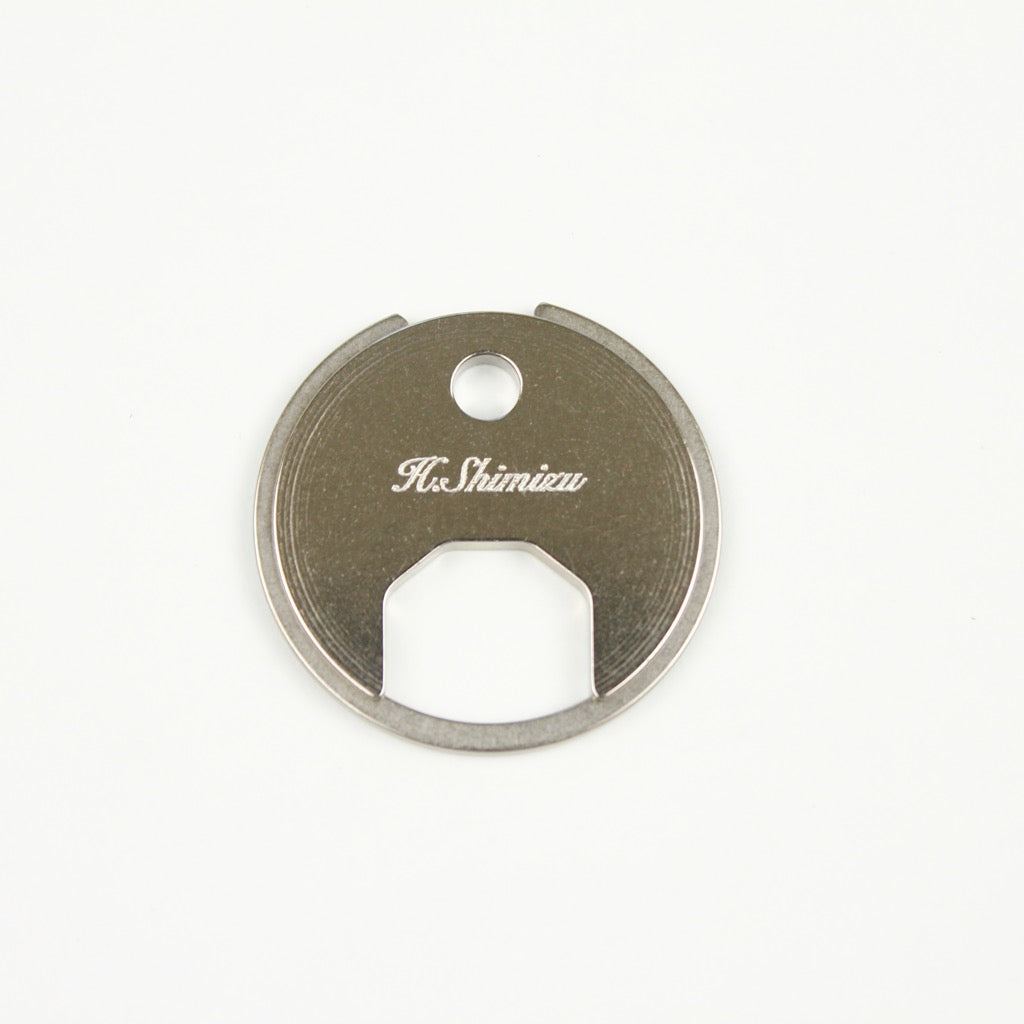 BRASS CIRCLE KEYRING 13324 SV (真鍮サークルキーリング)