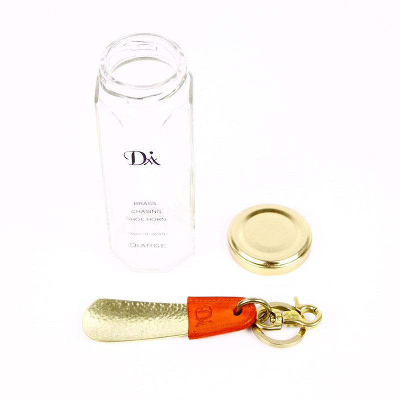 BRASS & LEATHER BOTTLE CHASING SHOEHORN 13303 OR