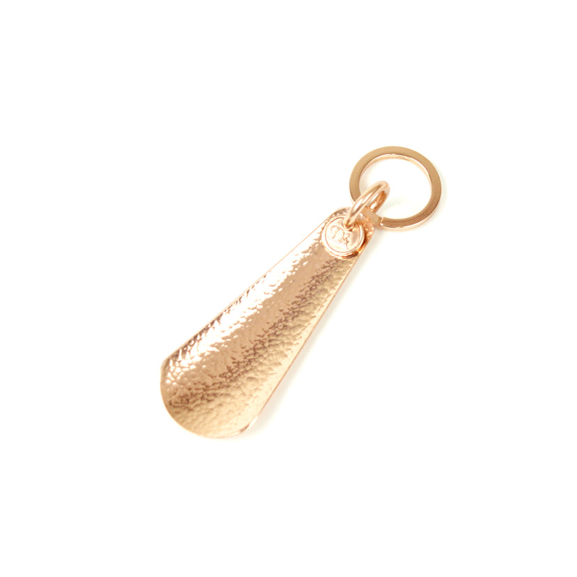 BRASS CHASING SHOEHORN(pocketable) 13304 PGD (真鍮打ち出し加工靴べら)