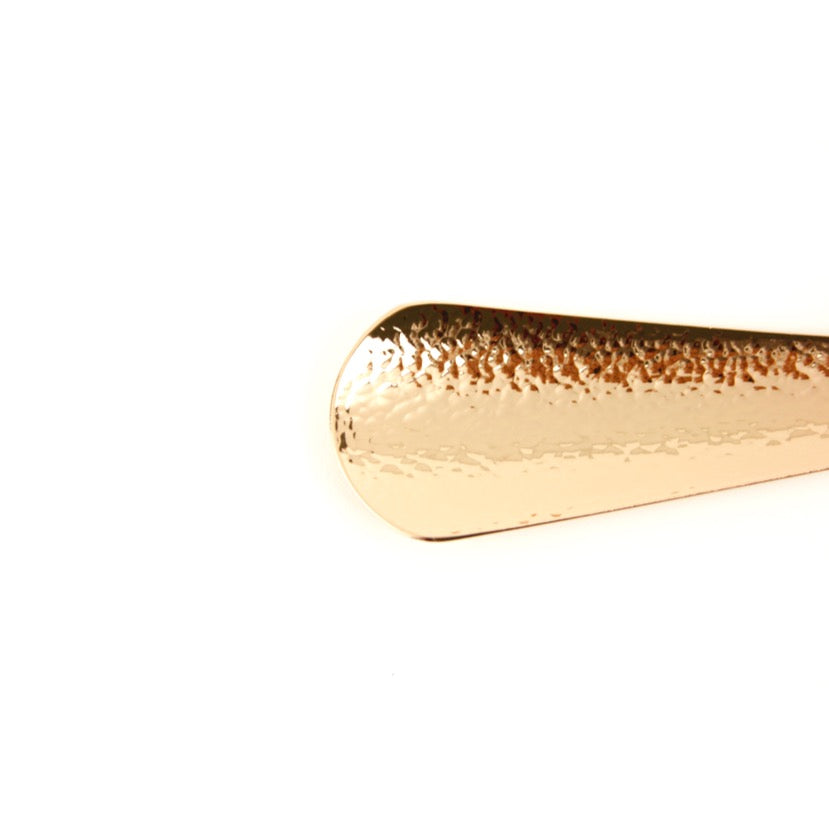 BRASS CHASING SHOEHORN(pocketable) 13304 PGD (真鍮打ち出し加工靴べら)