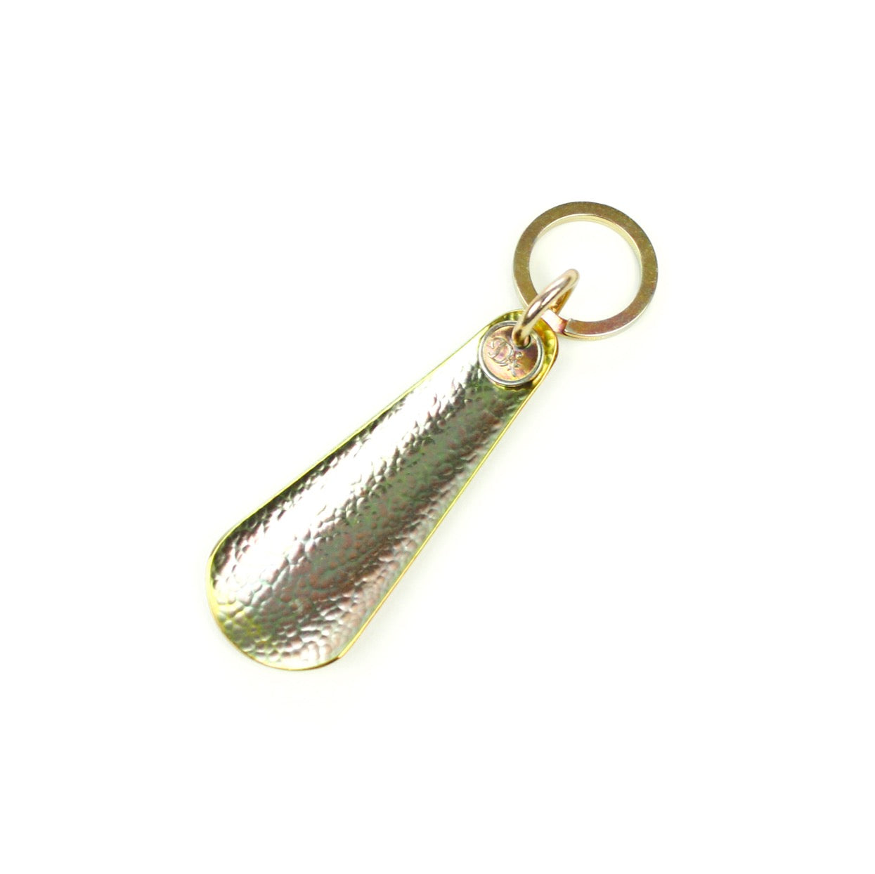 BRASS CHASING SHOEHORN(pocketable) 13304L Rainbow (真鍮打ち出し加工靴べら)