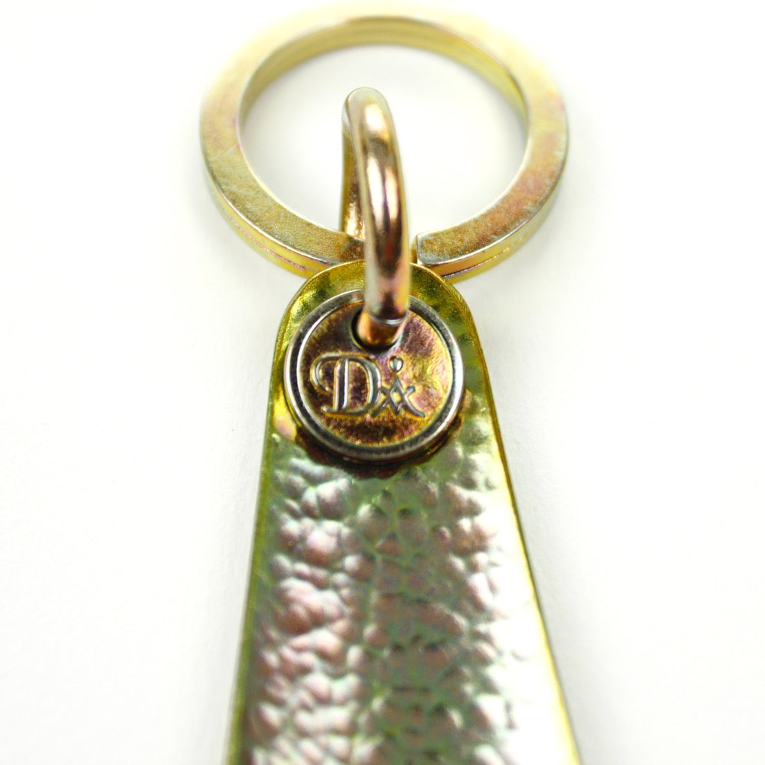 BRASS CHASING SHOEHORN(pocketable) 13304L Rainbow (真鍮打ち出し加工靴べら)
