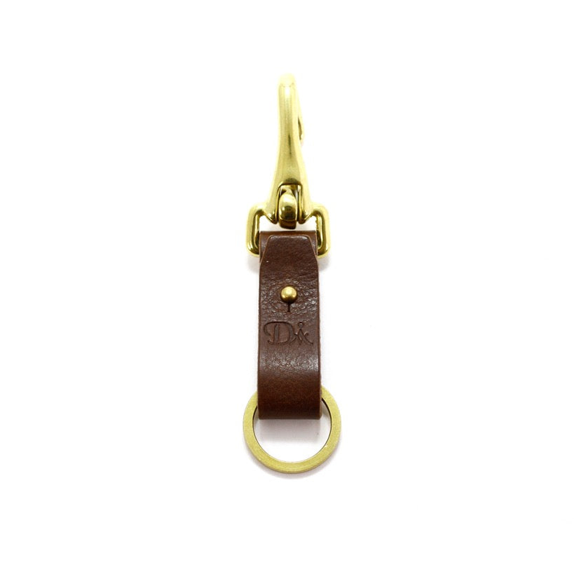 BRASS & LEATHER BOTTLE KEYRING 13306 (真鍮&革のキーリング)