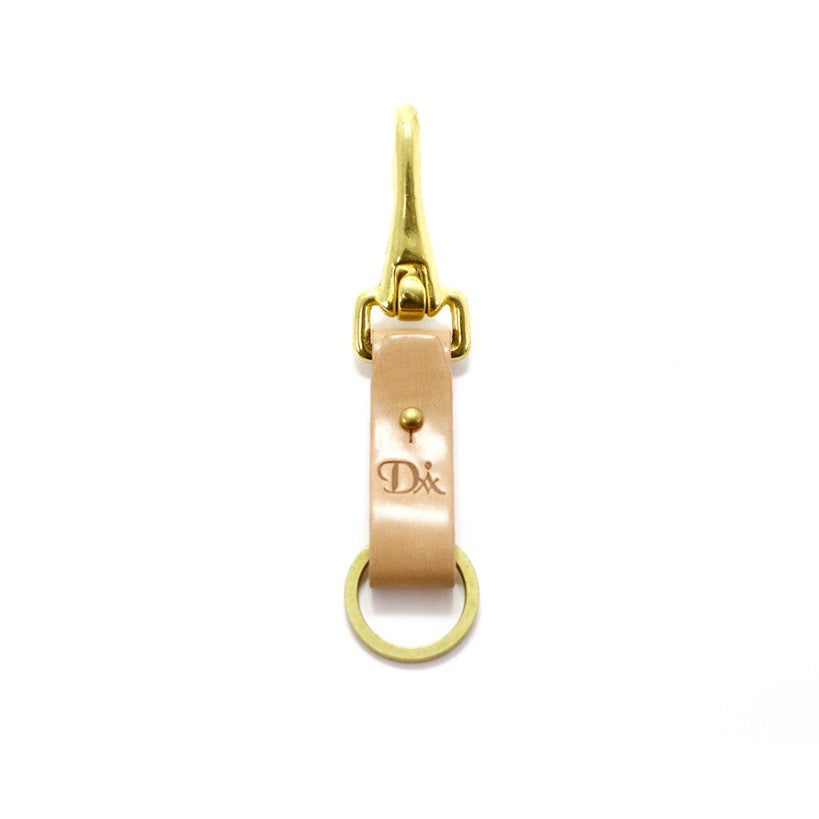 BRASS & LEATHER BOTTLE KEYRING 13306 (真鍮&革のキーリング)