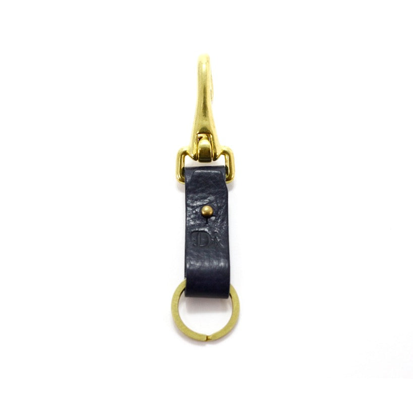 BRASS & LEATHER BOTTLE KEYRING 13306 (真鍮&革のキーリング)