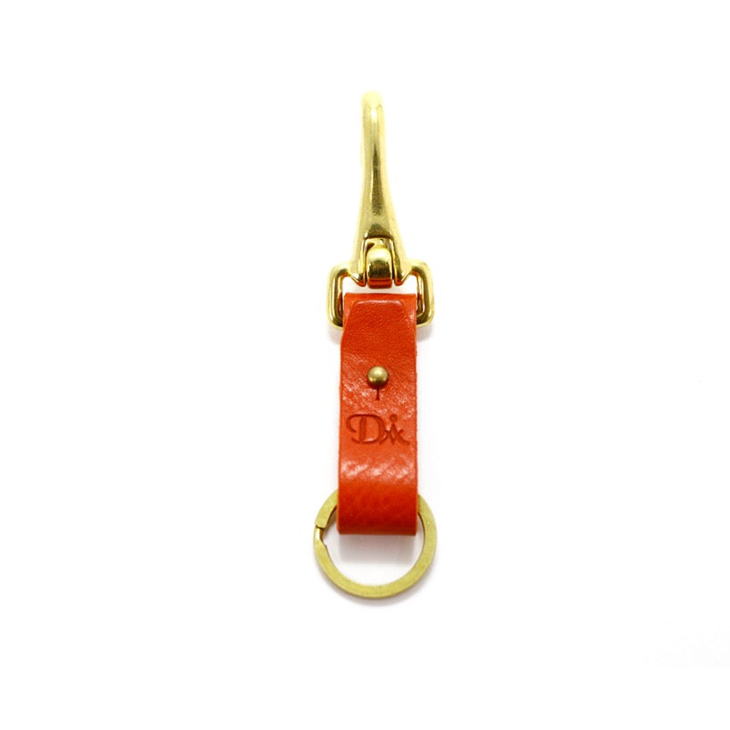 BRASS & LEATHER BOTTLE KEYRING 13306 (真鍮&革のキーリング)