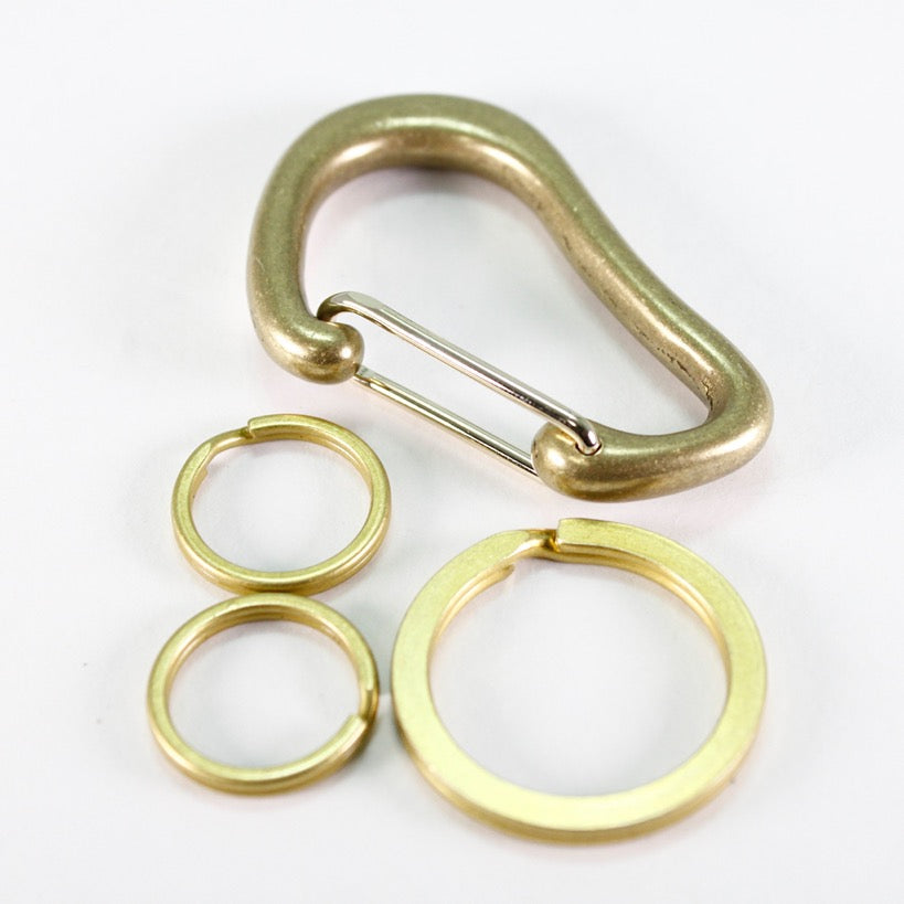 BRASS KARABINER KEYRING 13308 GD (真鍮カラビナキーリング) – DIARGE