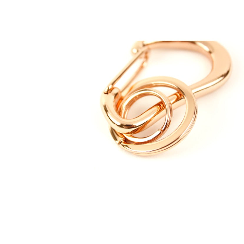 BRASS KARABINER  KEYRING 13308 PGD (真鍮カラビナキーリング)