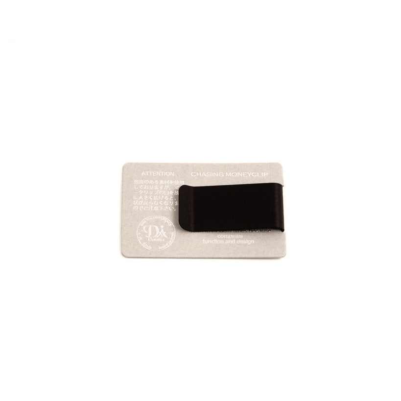 CHASING MONEYCLIP 13315 BLK(打ち出し加工マネークリップ)