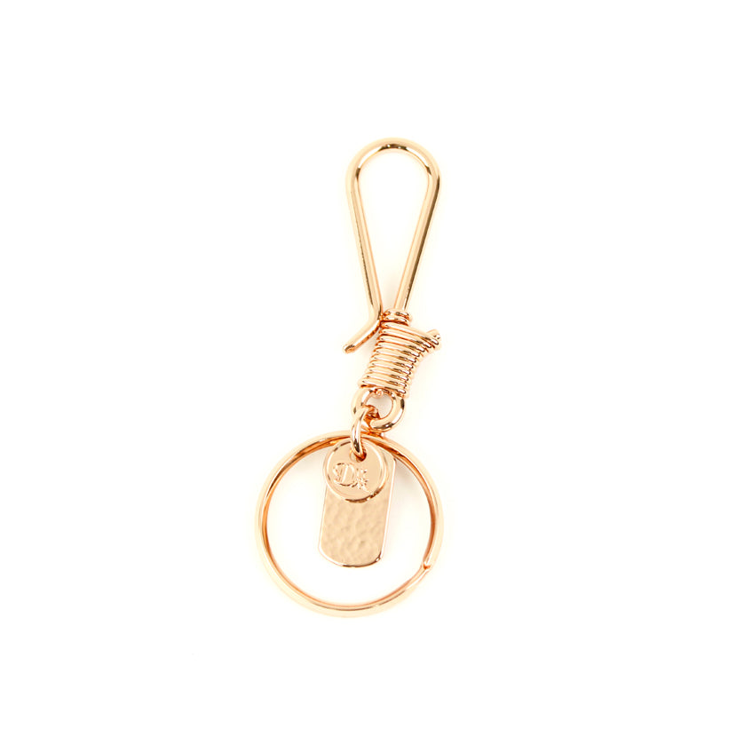 HOOK CHASING PLATE KEYRING 13316 PGD (フック打ち出しプレートキーリング)