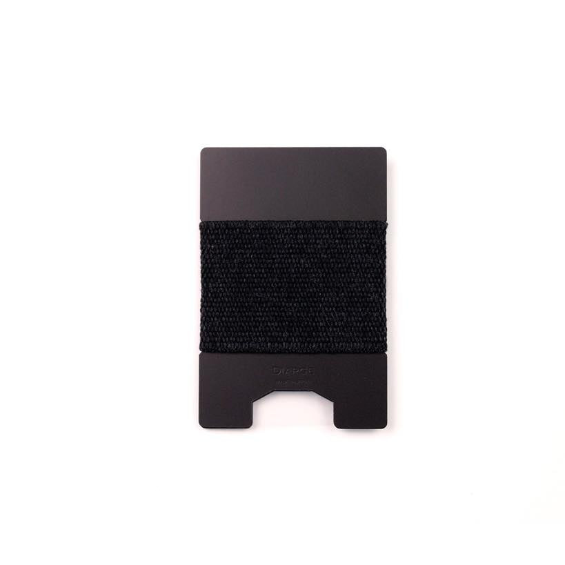 METAL PLATE CARD HOLDER 13323 BLK ゴムバンド