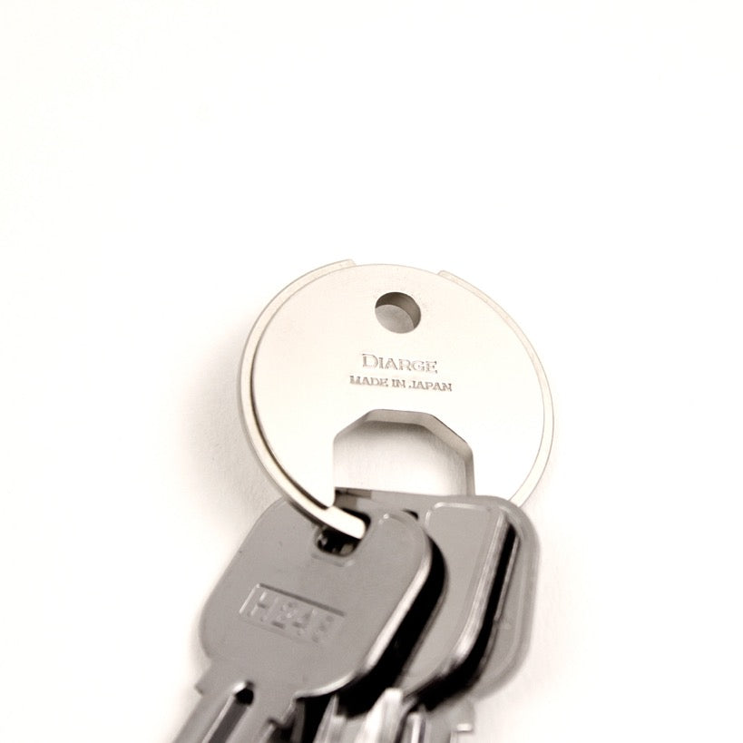 BRASS CIRCLE KEYRING 13324 SV (真鍮サークルキーリング)