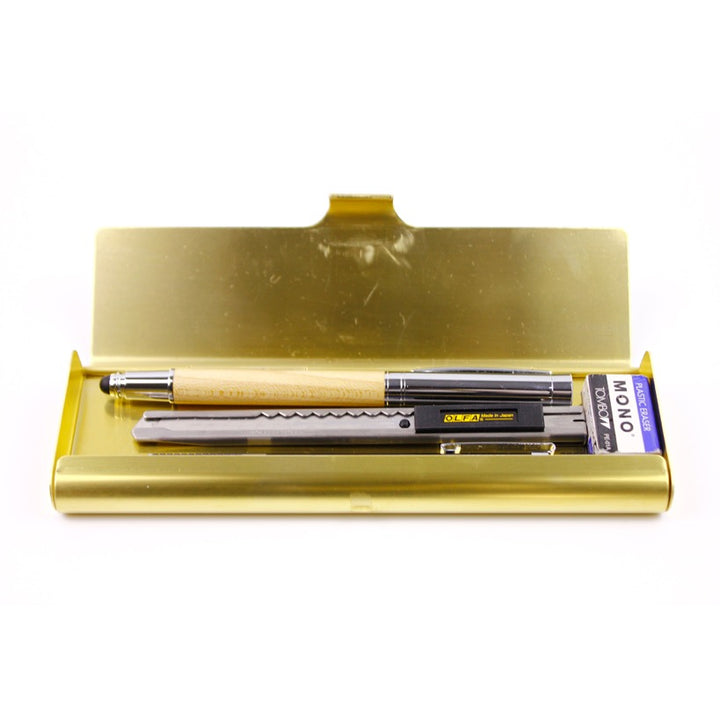 BRASS PEN CASE 13903 GD (真鍮ペンケース) – DIARGE