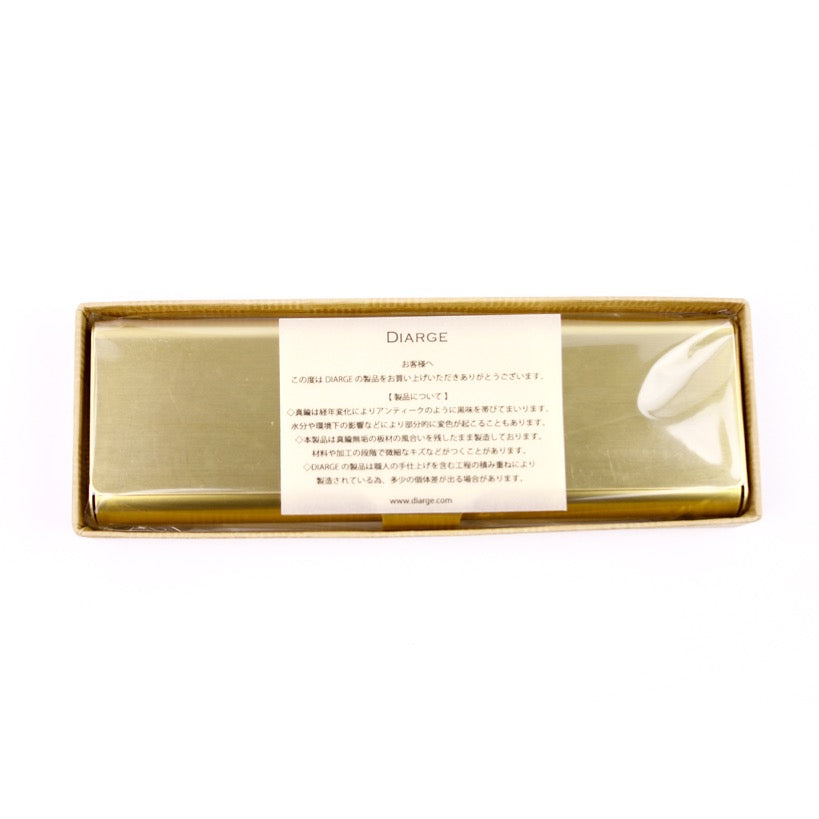 BRASS PEN CASE 13903 GD (真鍮ペンケース)