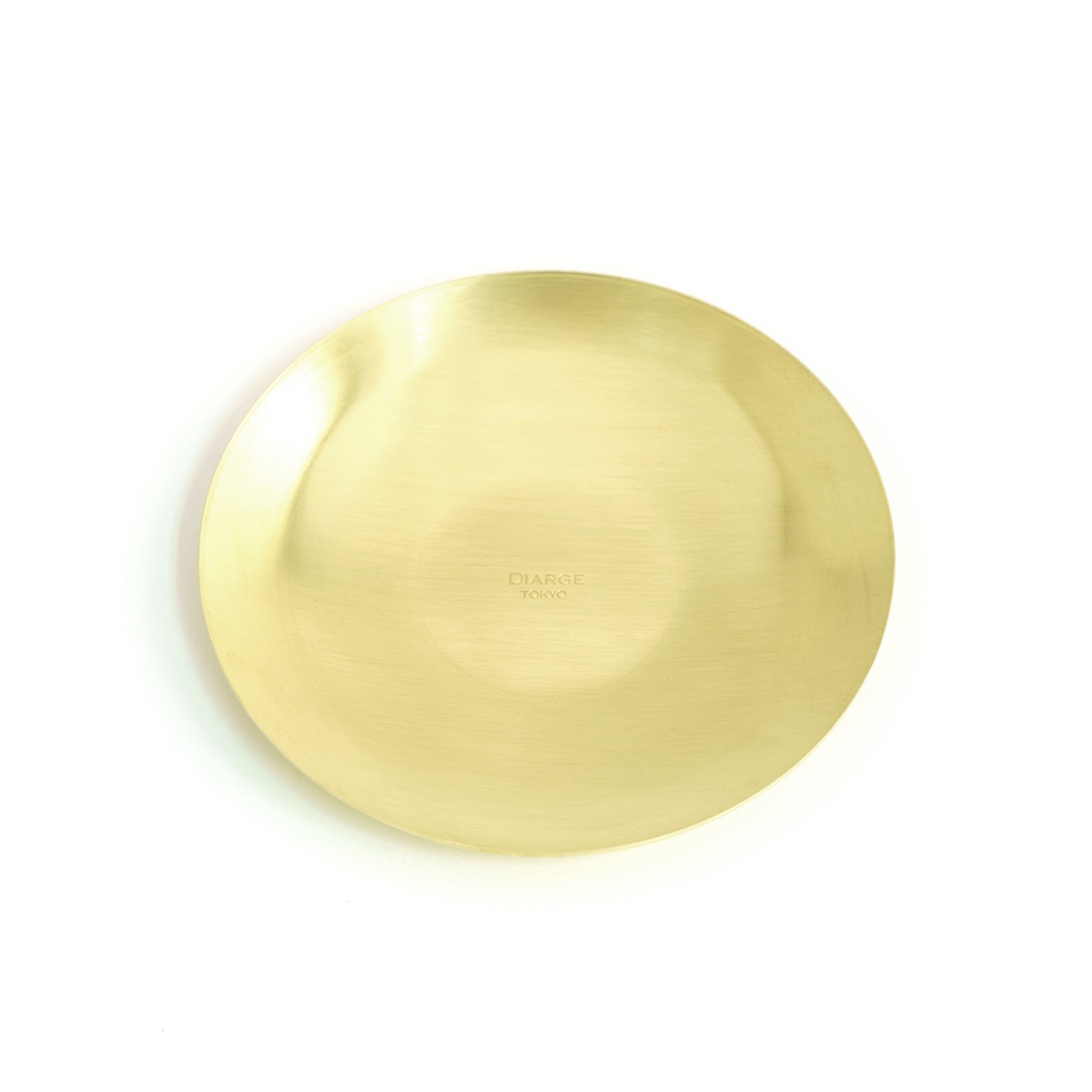 BRASS ROUND TRAY  13905 GD (真鍮丸トレイ)