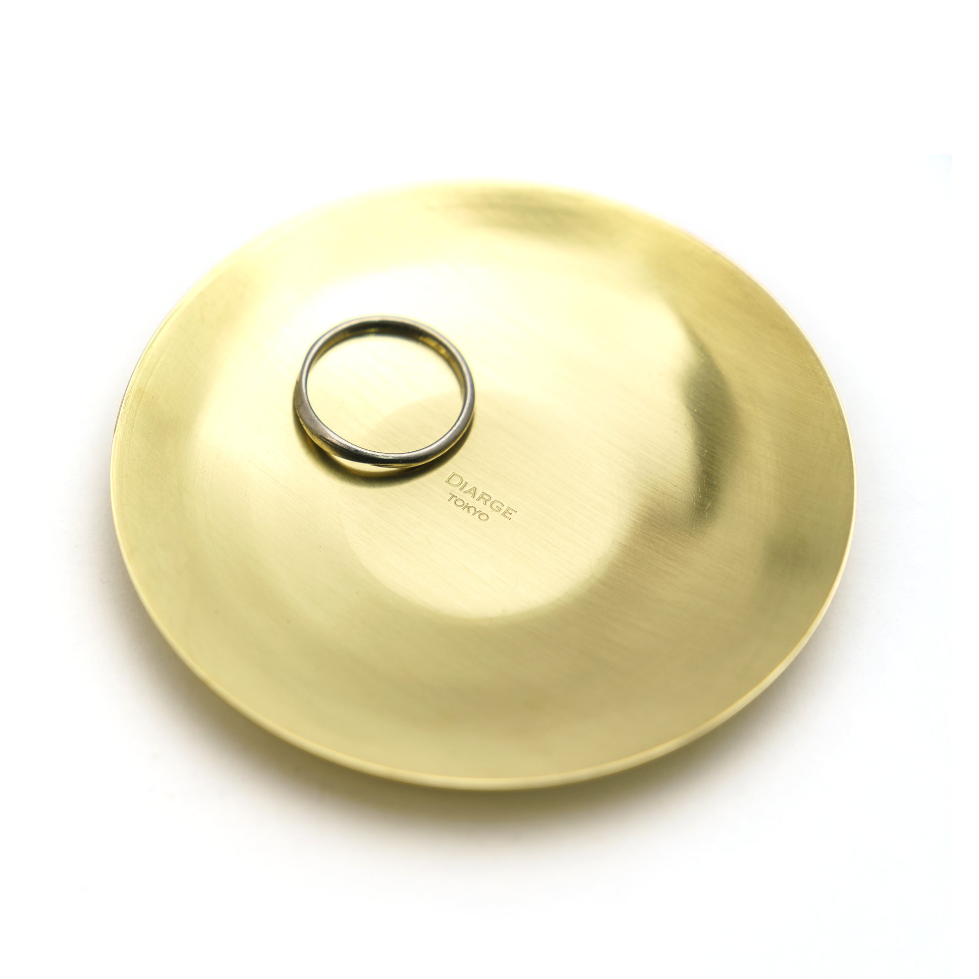 BRASS ROUND TRAY  13905 GD (真鍮丸トレイ)