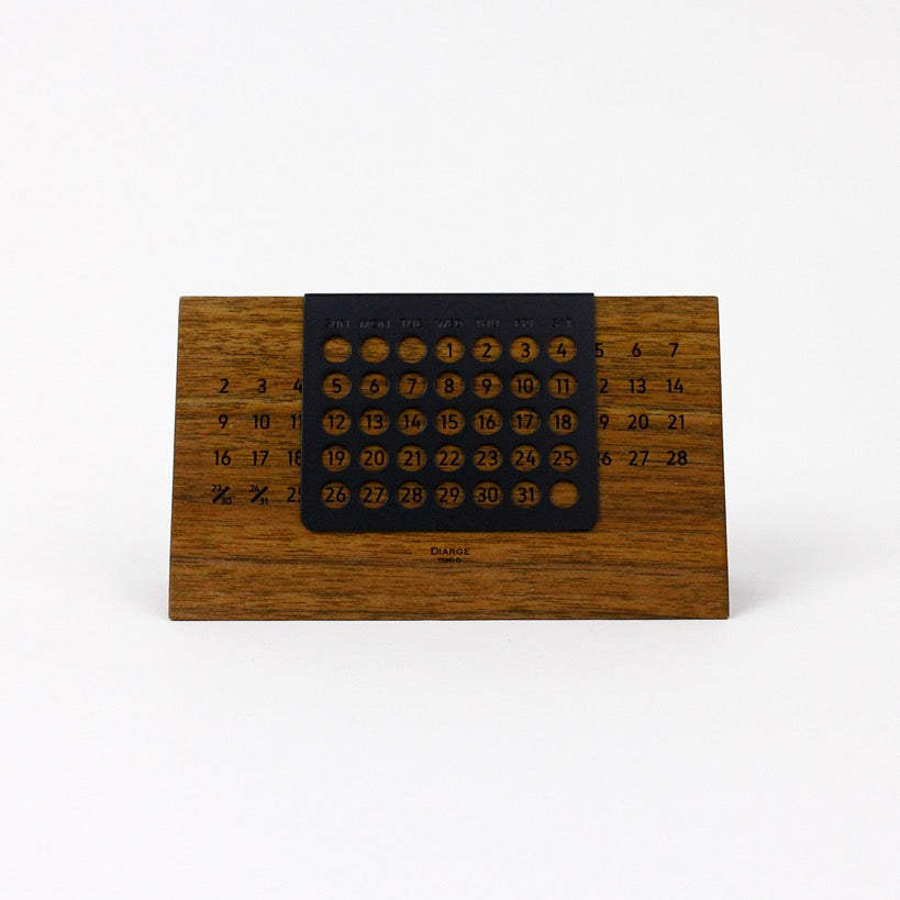 DESKTOP ETERNAL CALENDAR 13908 BLK (卓上万年カレンダー)