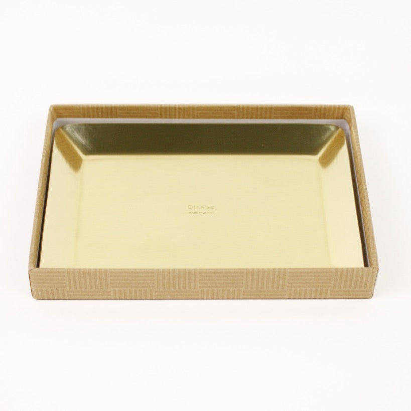 BRASS SQUARE TRAY 13915 GD (真鍮四角トレイ)