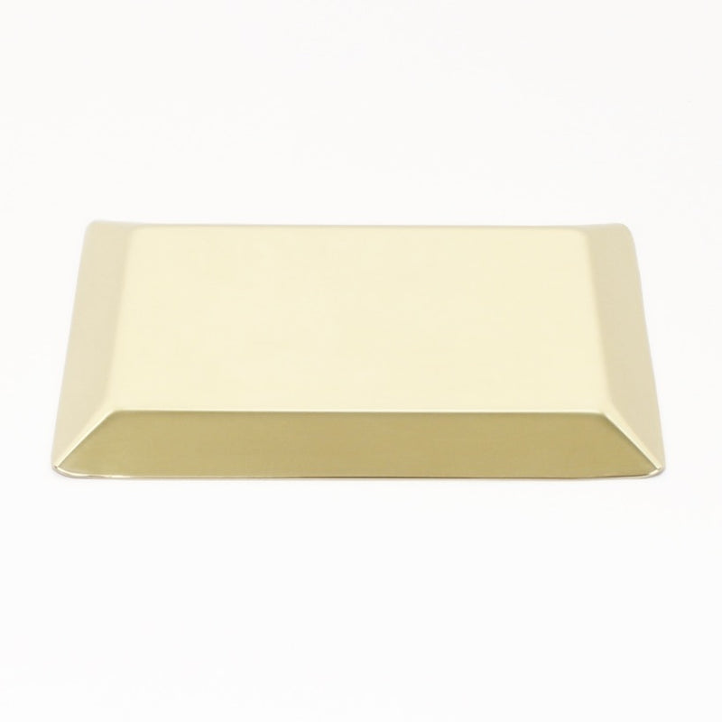 BRASS SQUARE TRAY 13915 GD