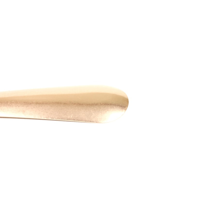 BRASS CHASING SHOEHORN(13cm) 14300 PGD (真鍮打ち出し加工靴べら)